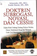 DOKTRIN SUBROGASI, NOVASI, DAN CESSIE