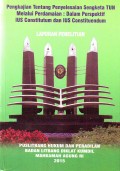 Pengkajian Tentang Penyelesaian Sengketa TUN Melalui Perdamaian : Dalam Perspektif IUS Constitutum dan IUS Constituendum